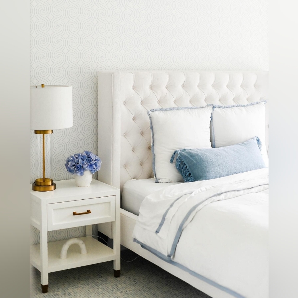 Belvedere Flannel Duvet Cover, Queen, By Serena & Lily